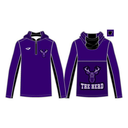 The Herd Sublimated LS Diamond Hoodie